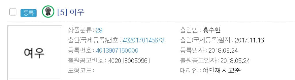 상표등록