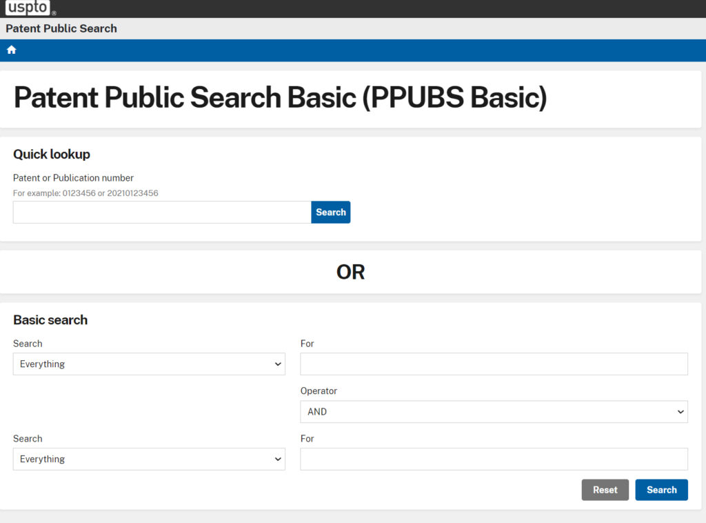 미국 선행기술조사
