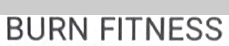 BURN FITNESS 문자 표장
