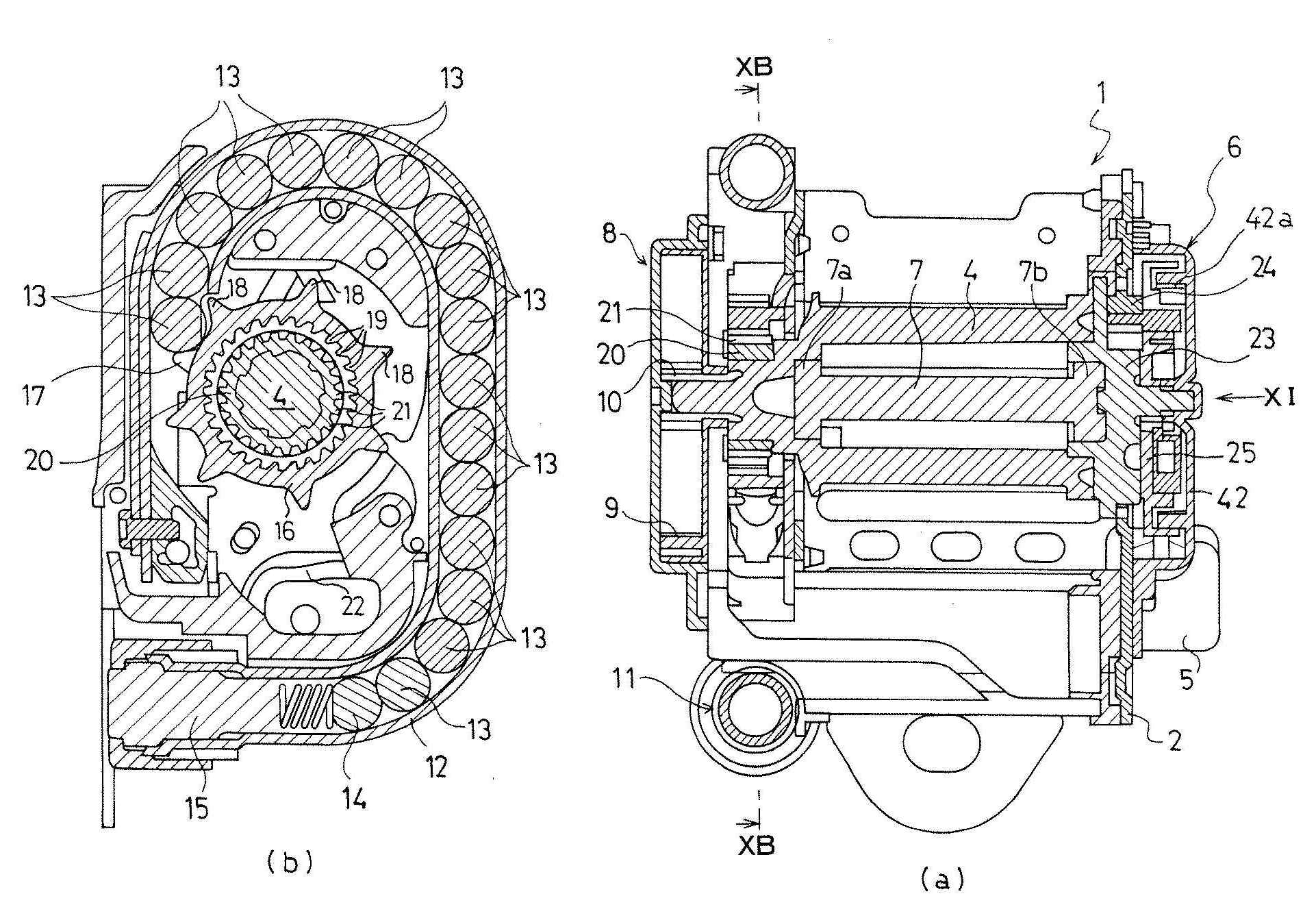 비교대상발명 3 — 정면도 및 단면도